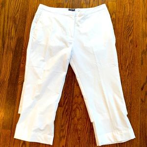 ADIDAS | Climacool Stretch White Golf Capris EUC | Sz 14